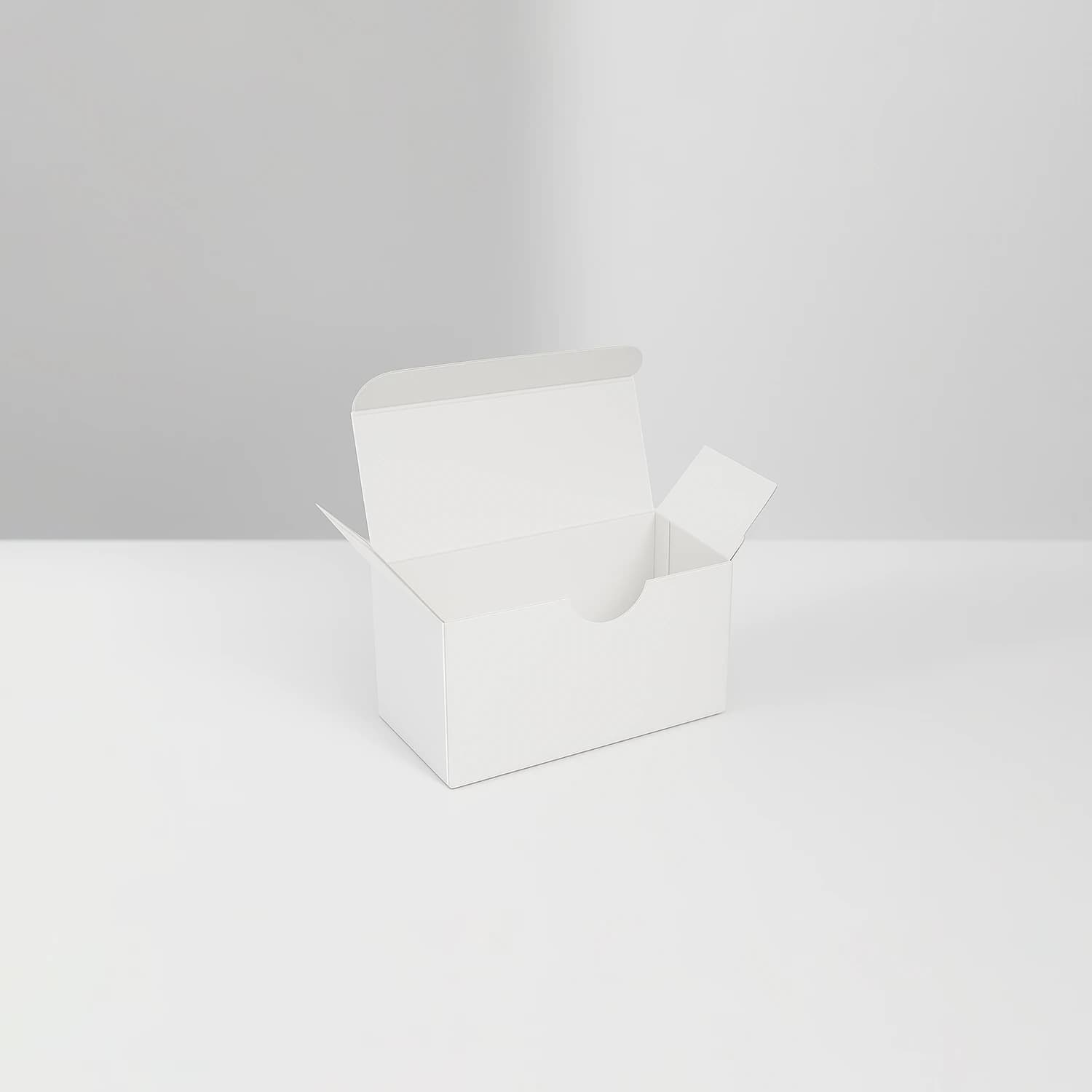 Compact kraft business card storage boxes