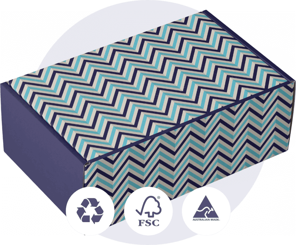 Blue Box Mockup