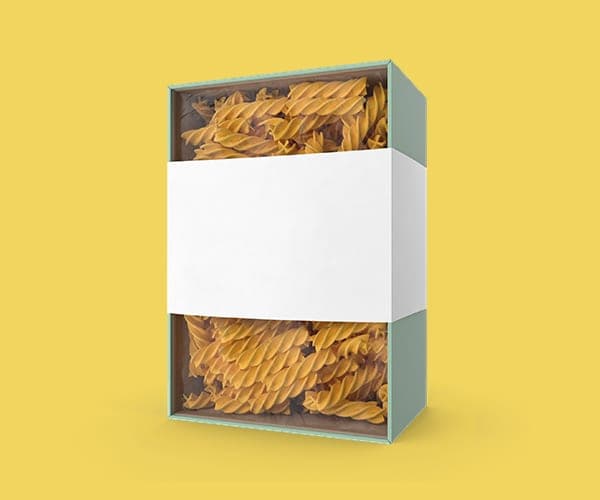 Custom printed paper sleeve packaging for products