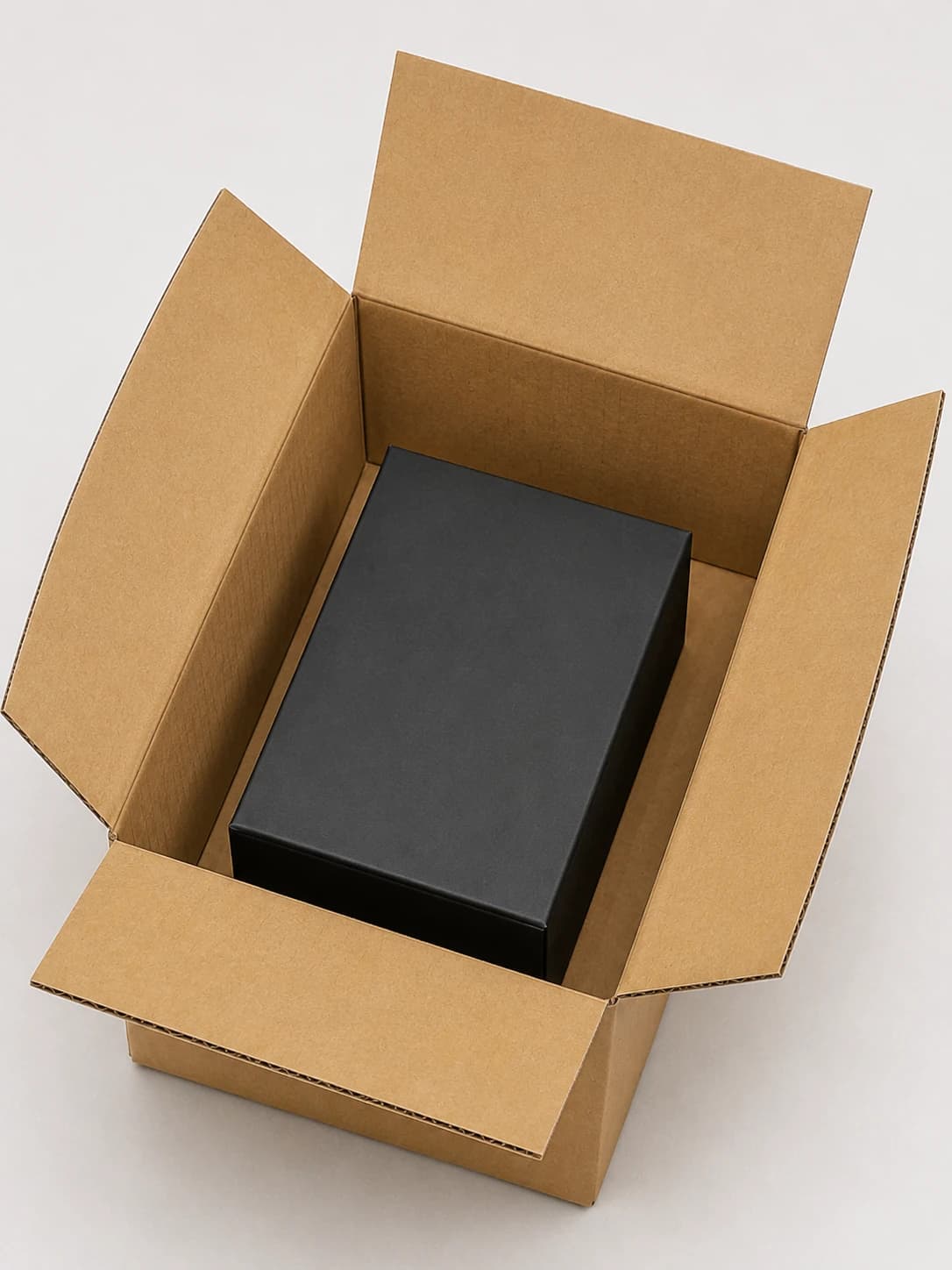 Small product moving inside an oversized box