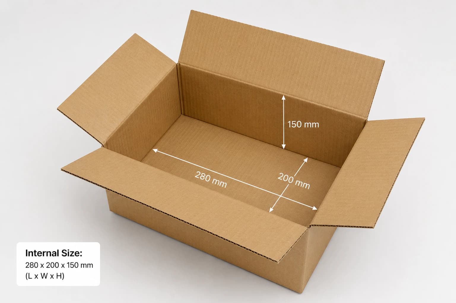 Regular slotted shipping carton